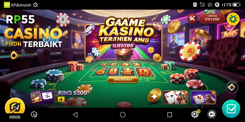 Gameplay menarik dengan berbagai pilihan permainan Kasino.