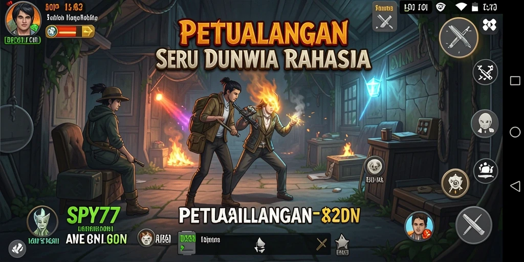 Tampilan gameplay SPY77 yang mendebarkan dan penuh tantangan.