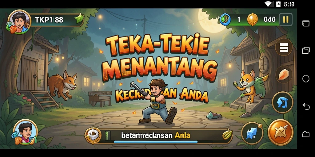 Screenshot utama dari gameplay TKP188 yang menarik dan menantang.